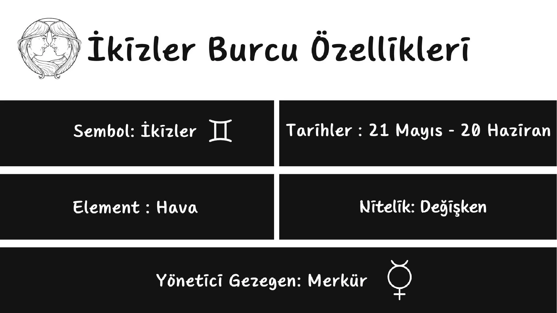 İkizler Burcu Özellikleri