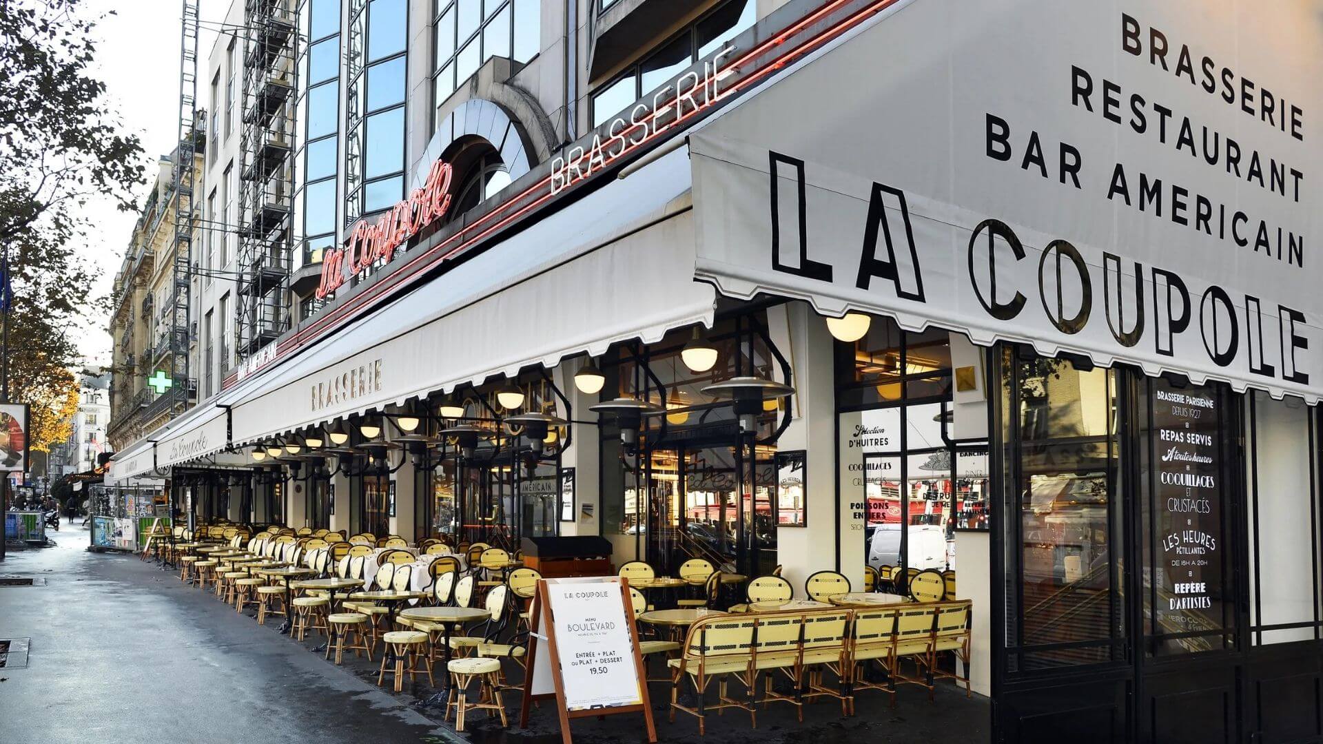 La Coupole: Art Deco ve Hemingway Buluşması