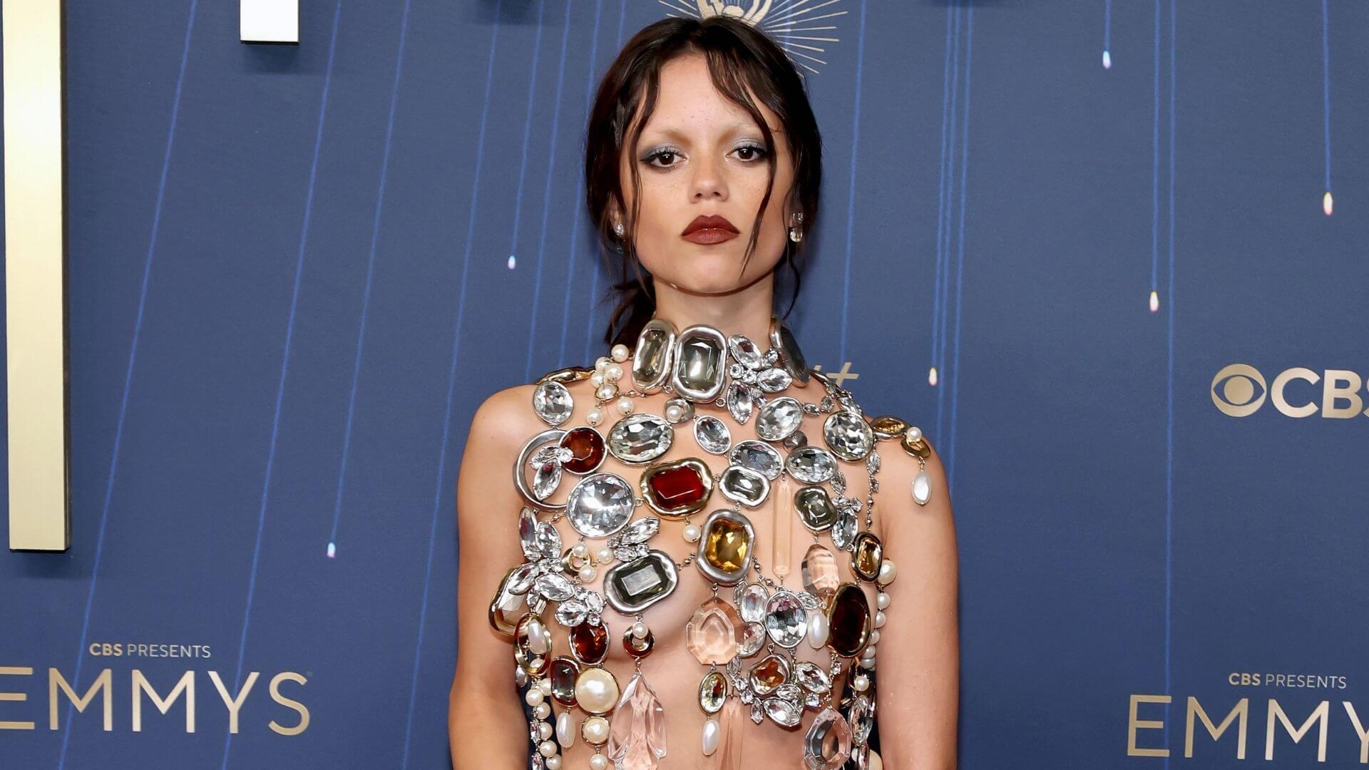 2025 Emmy Kırmızı Halı Güzellikleri - Jenna Ortega, 77. Primetime Emmy Ödülleri’nde.  