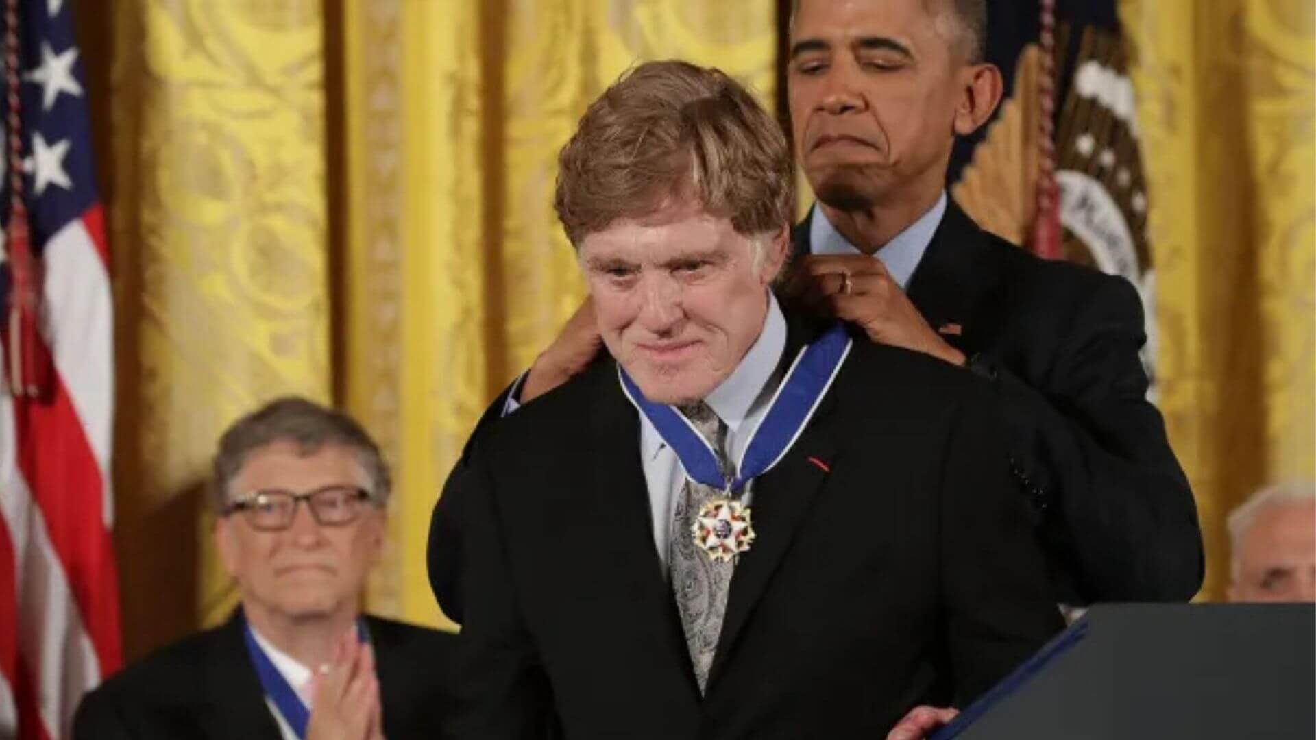 2016’da Redford’a Başkanlık Özgürlük Madalyası verdi