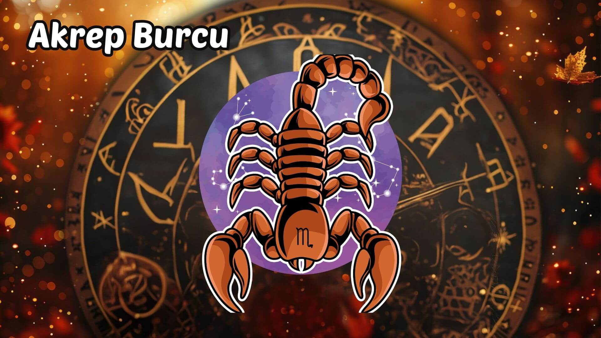 20 Ekim – 26 Ekim 2025 Haftalık Burç Yorumları - Akrep Burcu