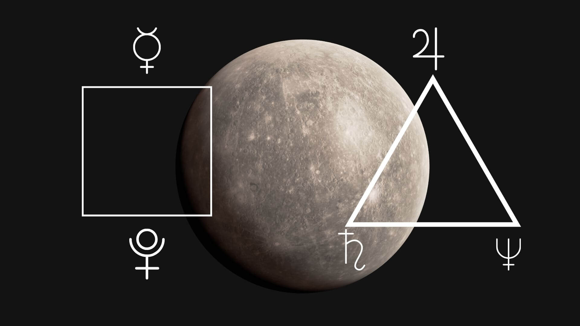 Merkür’ün Pluto ile Karesi ve Jüpiter, Satürn, Neptün ile Üçgenleri