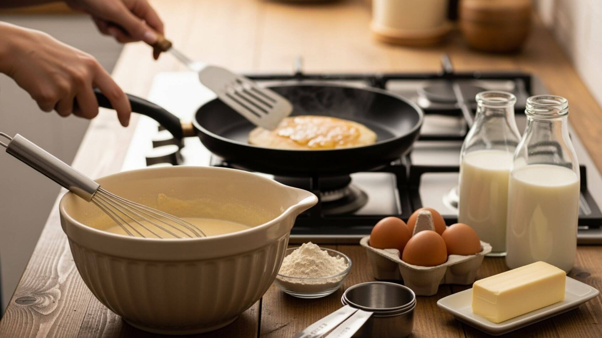 Kolay Pankek Tarifiyle Puf Puf Yumuşacık Pankek Yapmanın Sırları