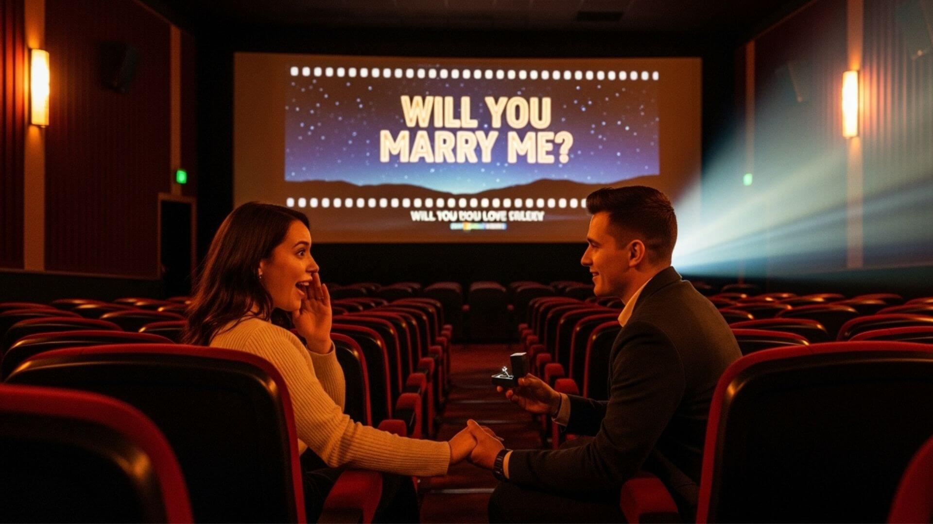 Sinema Fragmanı İle Evlilik Teklifi