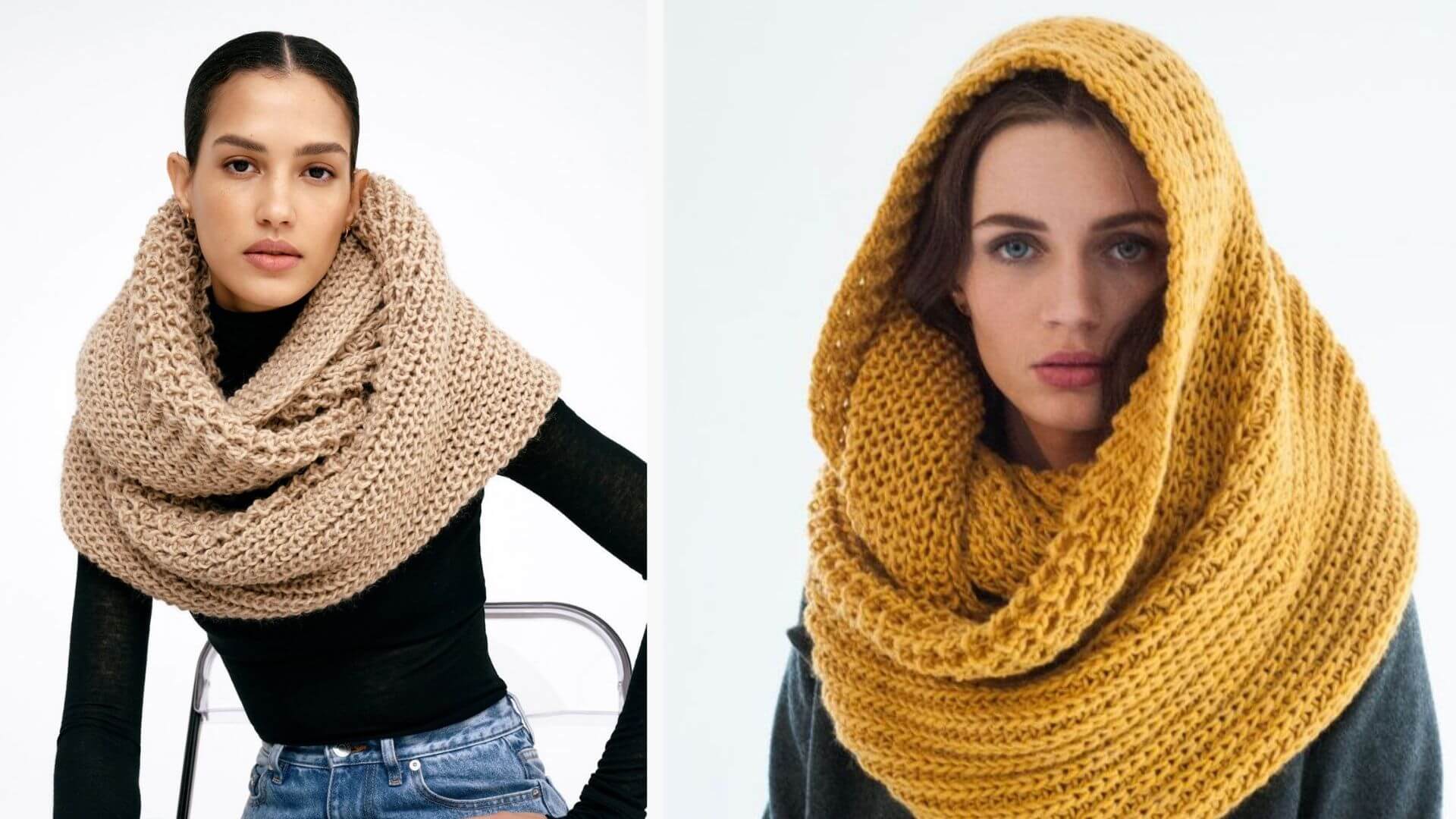 Sonsuz Döngü Atkı Takma Modeli