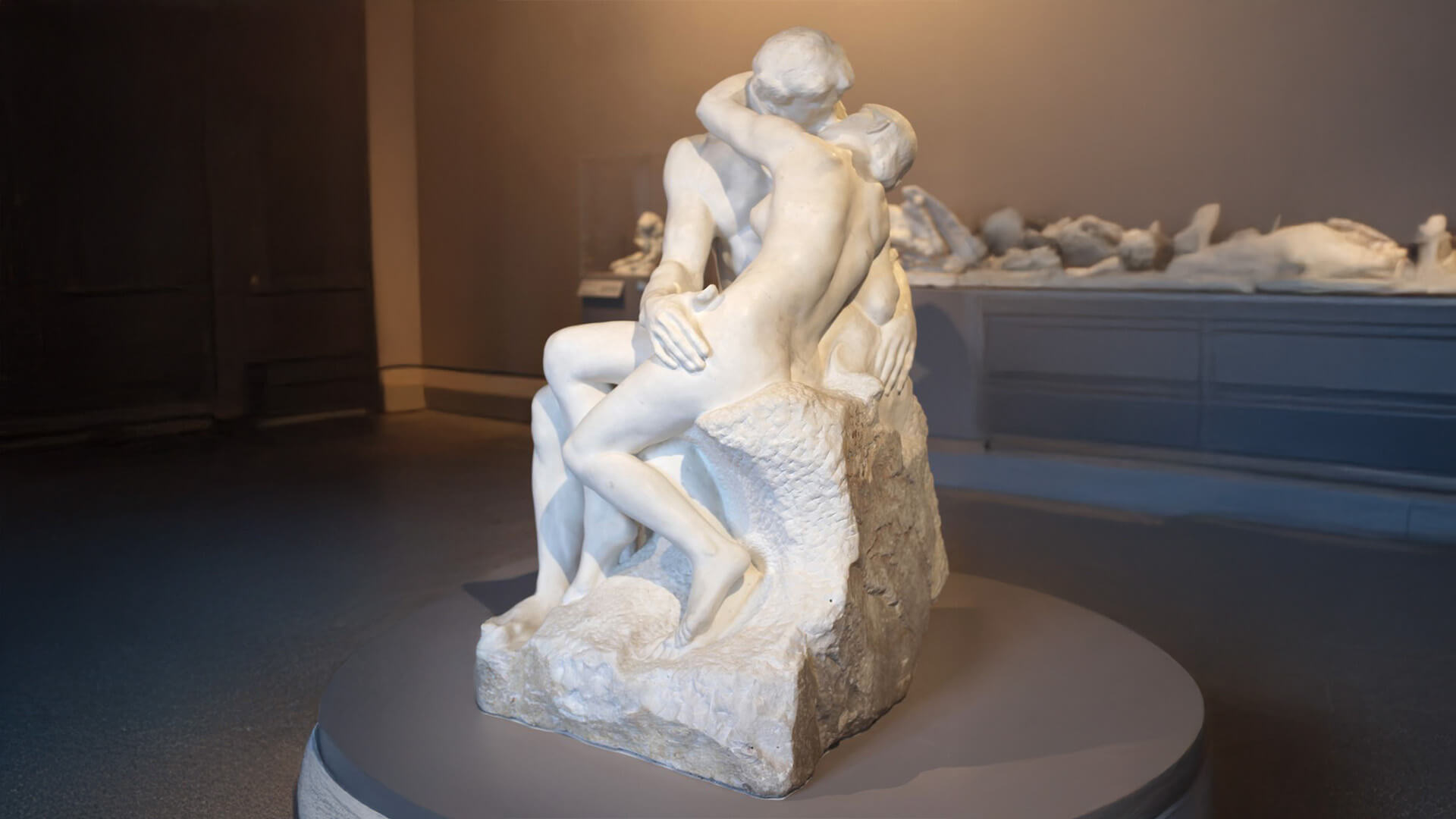 Auguste Rodin, The Kiss, 1882, Musée Rodin, Paris, Fransa.