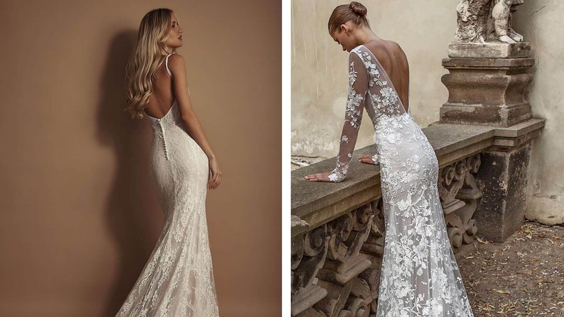 Chantilly Dantel Kumaşı Gelinlikler