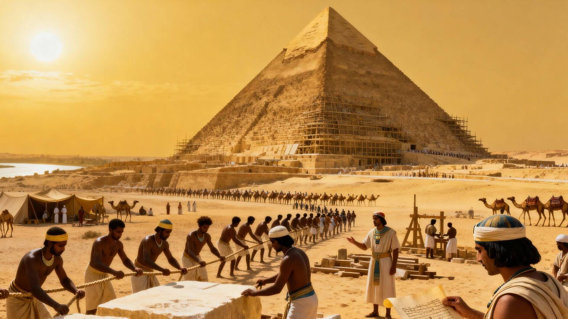 . Mısır Piramitleri Köleler Tarafından İnşa Edilmedi