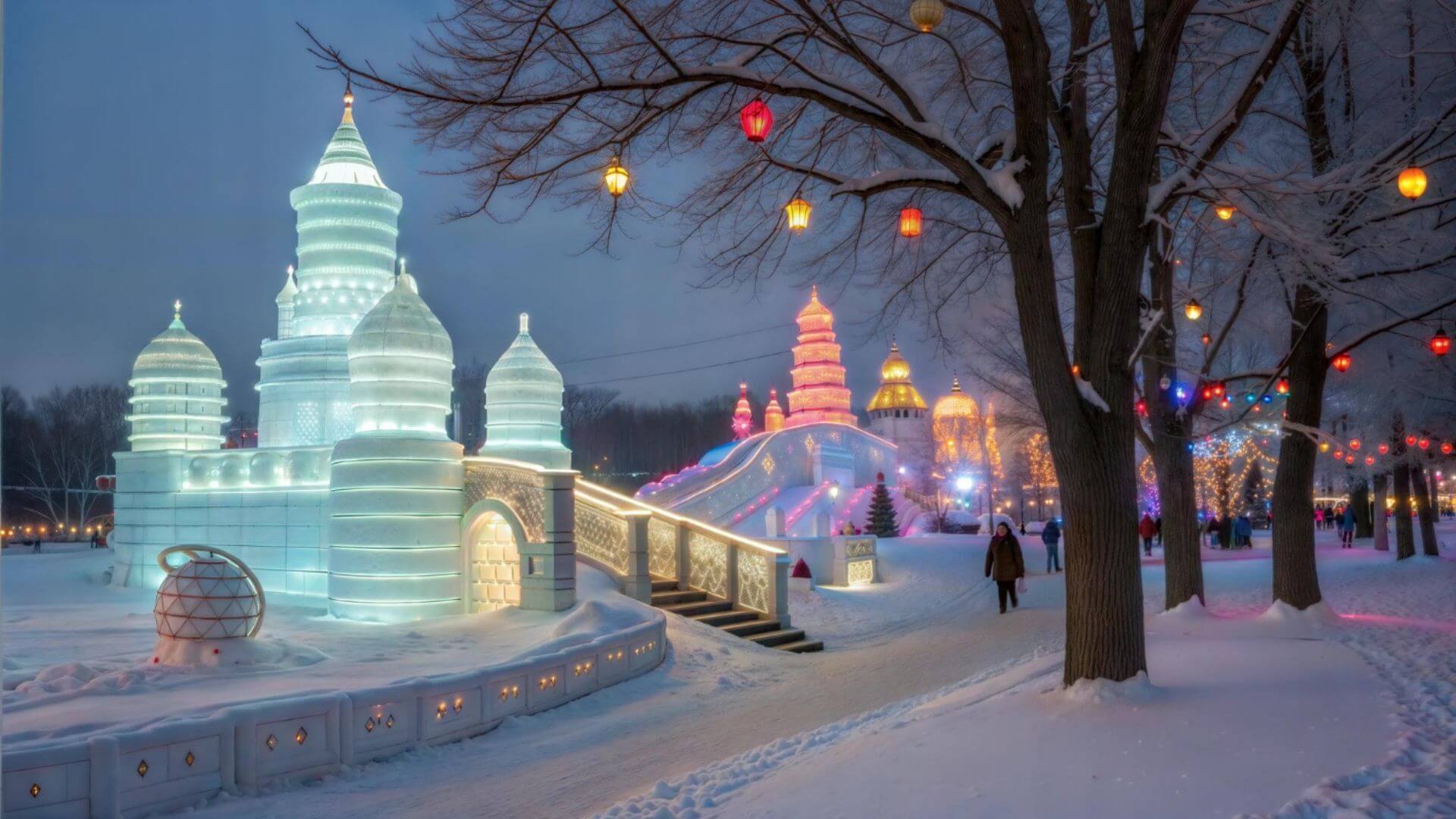 Çin’deki Harbin şehri, dünyanın en soğuk yerlerinden biridir